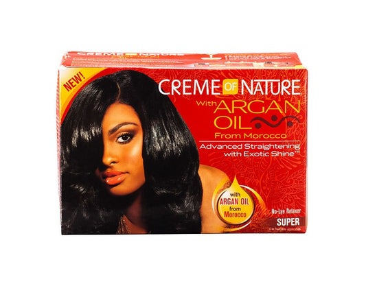 CREME OF NATURE ARGAN OIL HAIR RELAXER SUPER