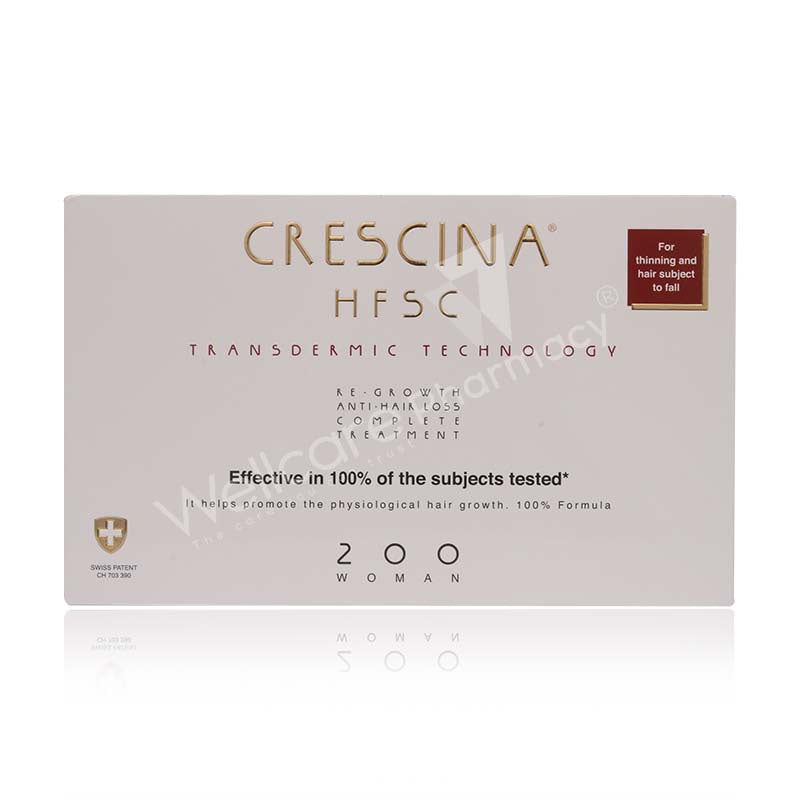 Crescina Hfsc Transdermal Technology Complete Treat Woman 200 Amp 10+10x3.5ml