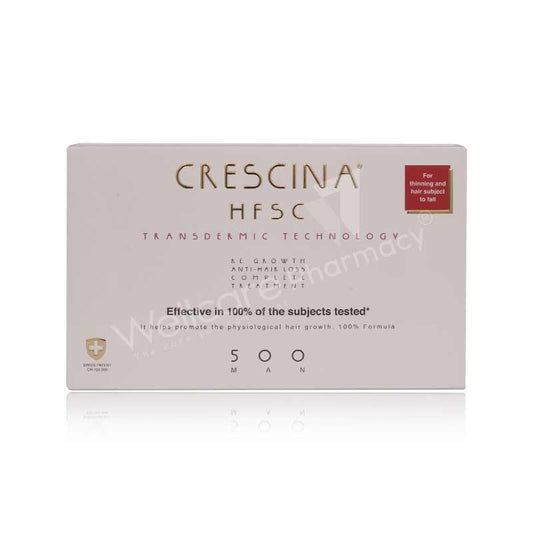 Crescina Hfsc Transdermal Technology Complete Treatment 500 Amp 10+10X3.5Ml
