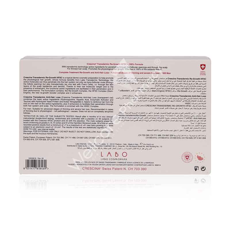 Crescina Hfsc Transdermic Technology Complete Treatment 1300 Amp 10+10x3.5ml