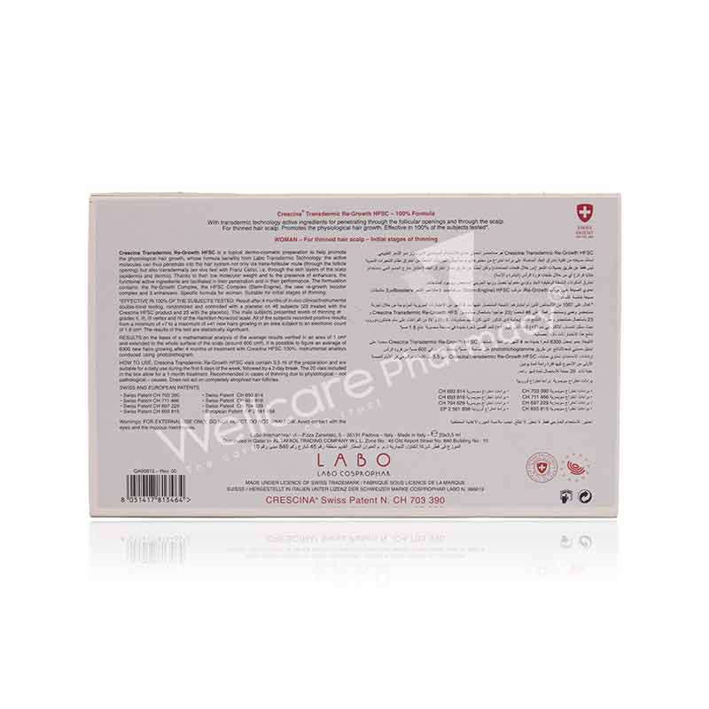 Crescina Hfsc Transdermic Technology Woman 200 Amp 20X3.5Ml