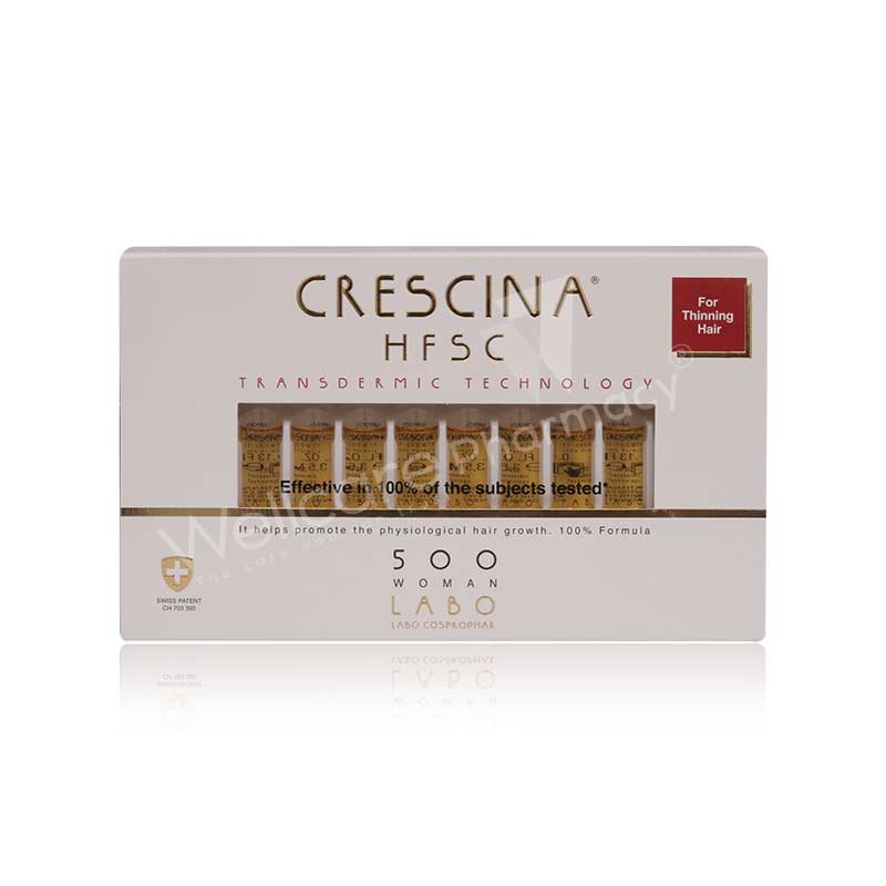 Crescina Hfsc Transdermic Technology Woman 500 Amp  20x3.5ml