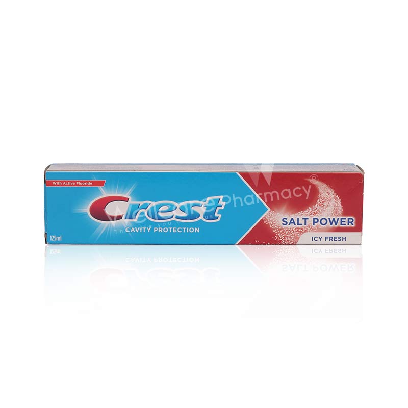 CREST SALT POWER ICY FRESH TOOTH PASTE 125ML