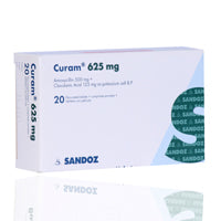 Curam 625mg Tablets 20'S