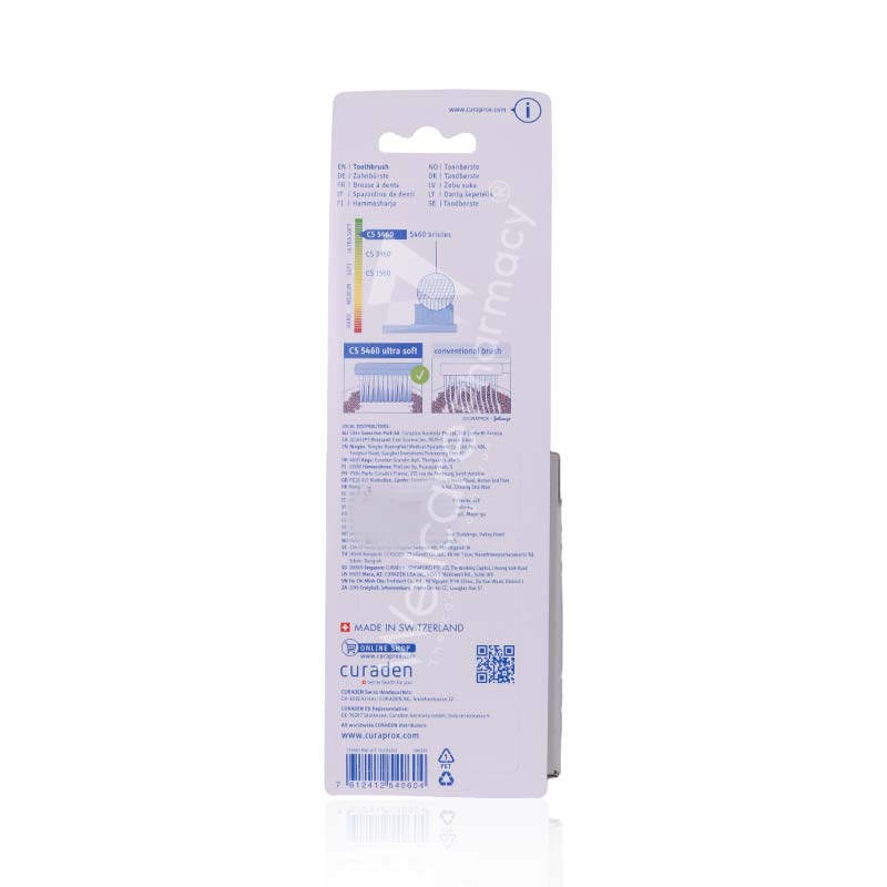 Curaprox 5460 Ultra Soft Tooth Brush Pack Of 3'S