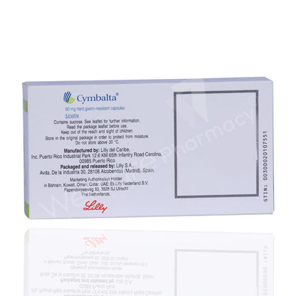 Cymbalta 60Mg Capsules 28'S