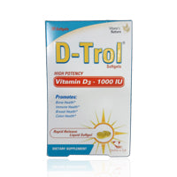 D-Trol Vitamin D3 1000iu Ssoftgel 30'S