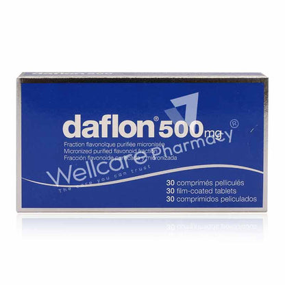 Daflon 500Mg Tablets 30'S - Wellcare Pharmacy