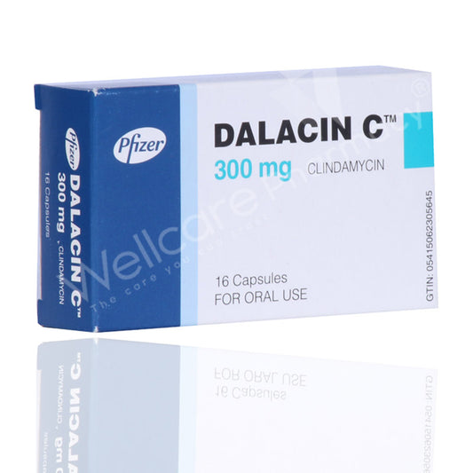Dalacin C 300mg Capsules 16'S