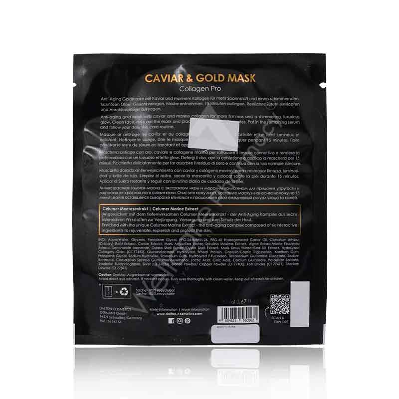 Dalton Caviar & Gold Sheet Mask 20ml