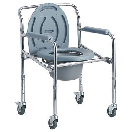 Dayang Commode Chair Chrome Plated Steel Folding Foldable Frame Dy02696 5 Dayang Commode Chair Chrome Plated Steel Folding Foldable Frame Dy02696 5