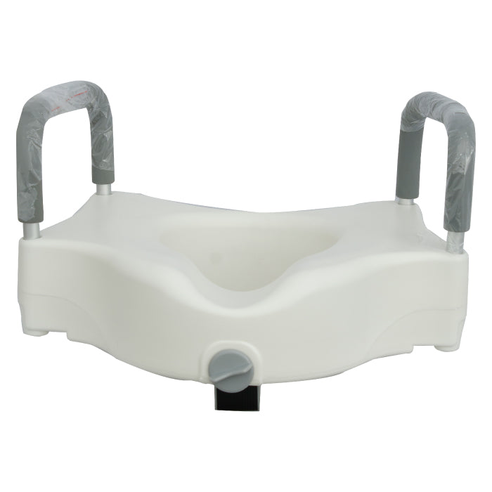 Dayang Dy074007-Blow Moulded Raised Toilet Seat With Armrest - Wellcare Pharmacy