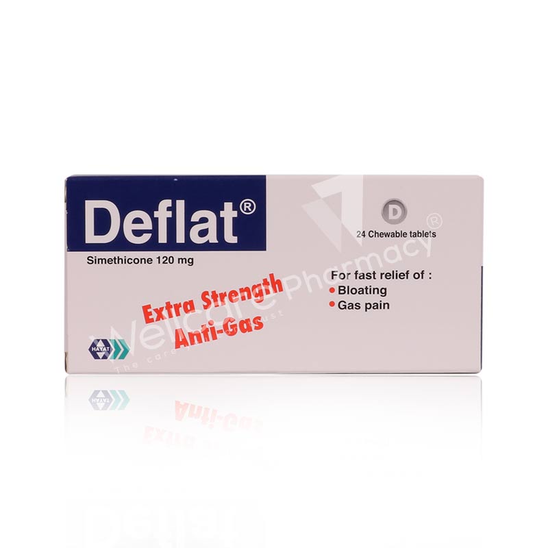 Deflat Chewable Tablet 24`S
