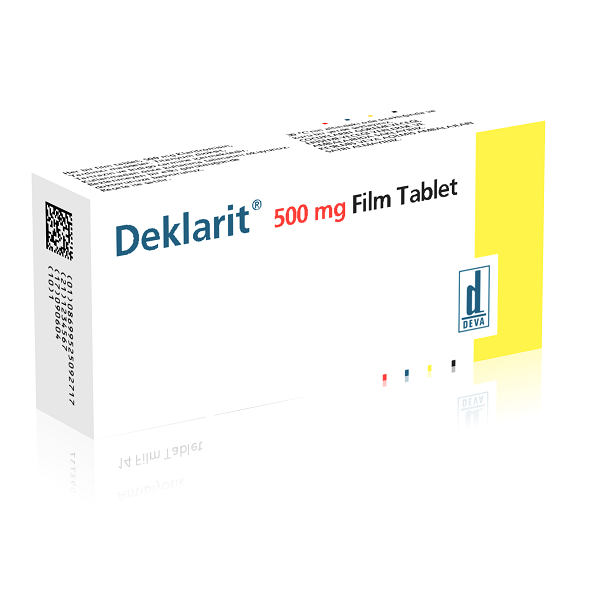 Deklarit 500mg Tab 14'S