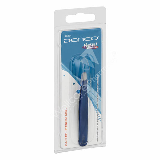 Denco Tweezer Slant Tip Stainless Steel