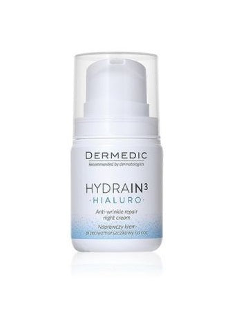 Dermedic Hydrain 3 Hialuro Anti Wrinkle Repair Night Cream 55G