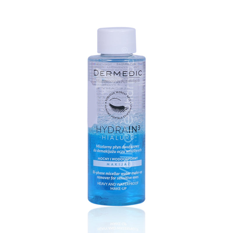 Dermedic Hydrain3 Hialuro Bi-Phase Micellar Water Make-Up Remover 115Ml