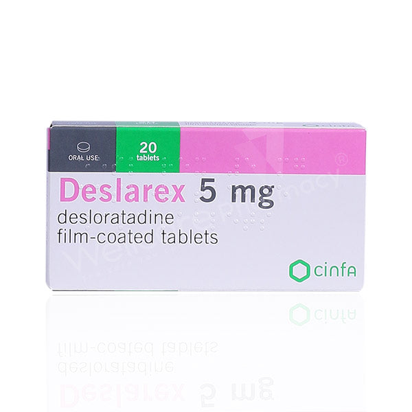 Deslarex 5mg Tablets 20'S - Wellcare Pharmacy