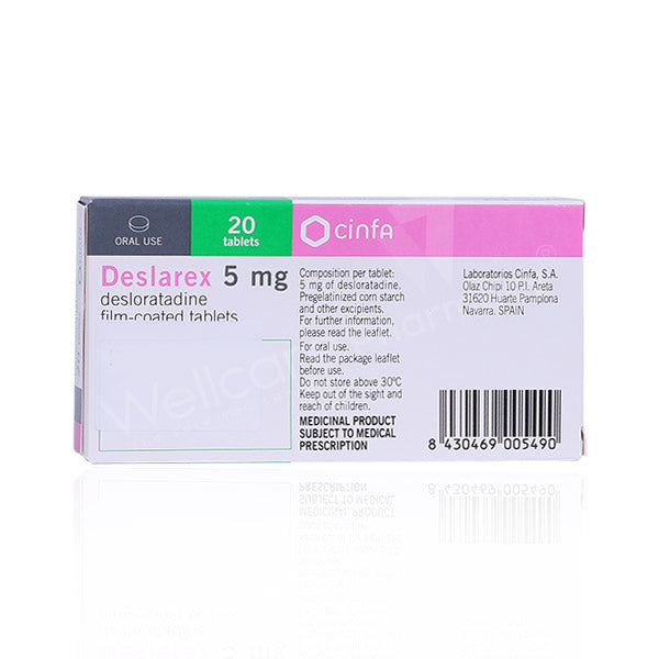Deslarex 5mg Tablets 20'S