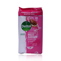 Dettol Anti Bacterial Multi Surface Wipes Pomegranate 80'S