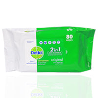 Dettol Anti Bacterial Wipes 80'S
