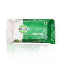 Dettol Original Anti-Bacterial Skin Wipes 10'S
