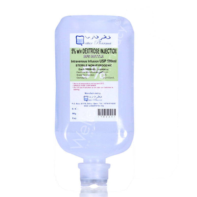 Dextrose 5% Bottle 500ml