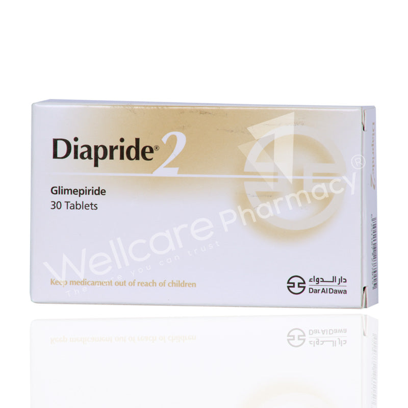 Diapride 2Mg Tablets 30'S