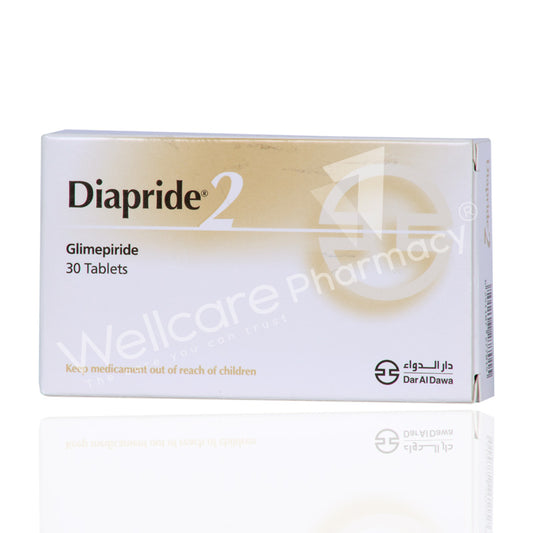 Diapride 2Mg Tablets 30'S