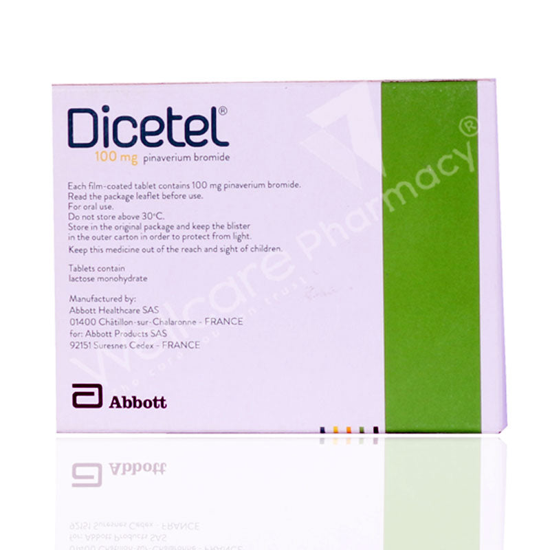 Dicetel 100Mg Tablets 20'S Dicetel 100Mg Tablets 20'S