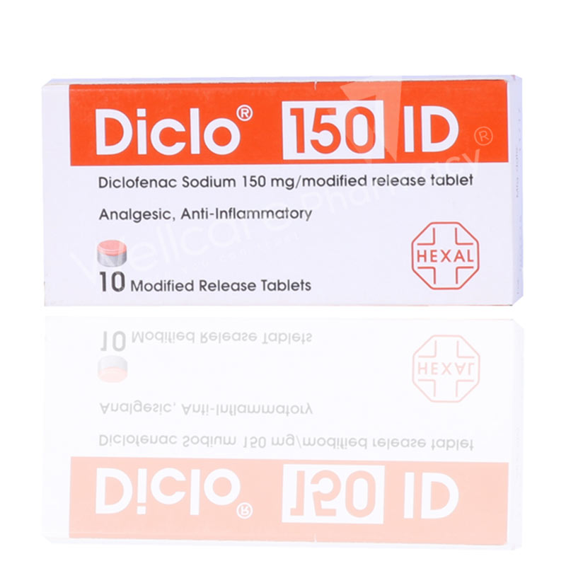 Diclo 150Mg Id Tablets 10'S