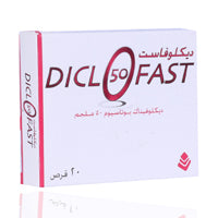 Diclofast 50mg Tablets 20'S
