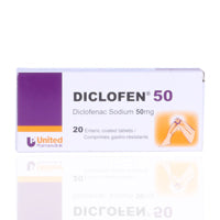 Diclofen 50Mg Tablets 20'S