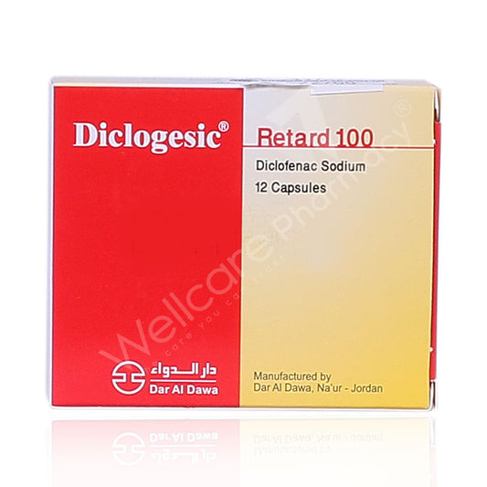 Diclogesic Retard 100Mg Capsules 12'S