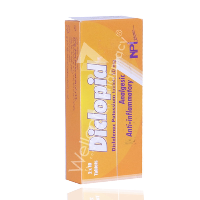 DICLOPID 50MG TABLETS 20'S