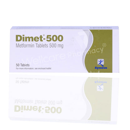 Dimet 500mg Tablets 50'S