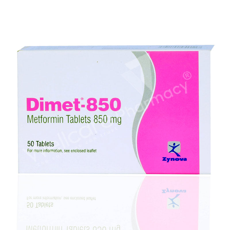 Dimet 850Mg Tablets 50'S Dimet 850Mg Tablets 50'S