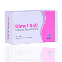 Dimet 850mg Tablets 50'S