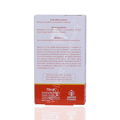 Ditamin Vitamin D3 50.000 Tablets 12'S