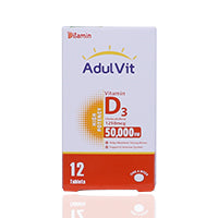 Ditamin Vitamin D3 50.000 Tablets 12'S