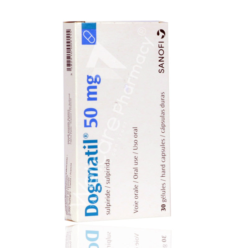 Dogmatil 50mg Capsules 30'S