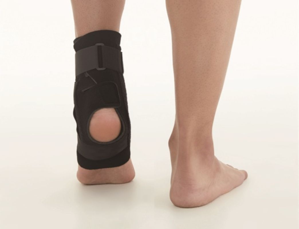 Dr.Med Cross Strap Ankle Support With Stays Extra A002-1 Large Left