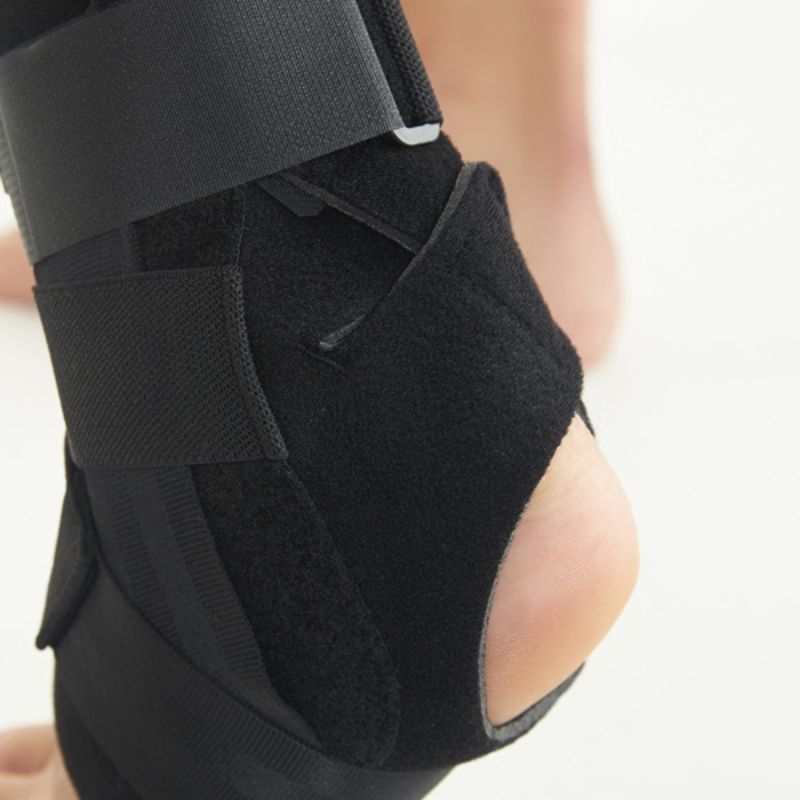 Dr.Med Cross Strap Ankle Support With Stays Extra A002-1 Large Left