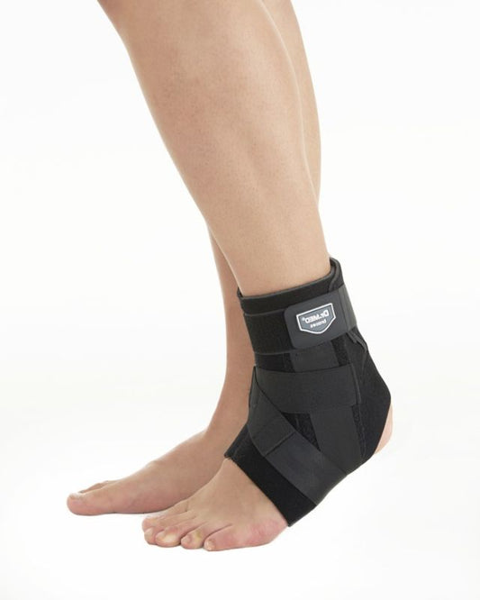 Dr.Med Cross Strap Ankle Support With Stays Extra A002-1 Large Left