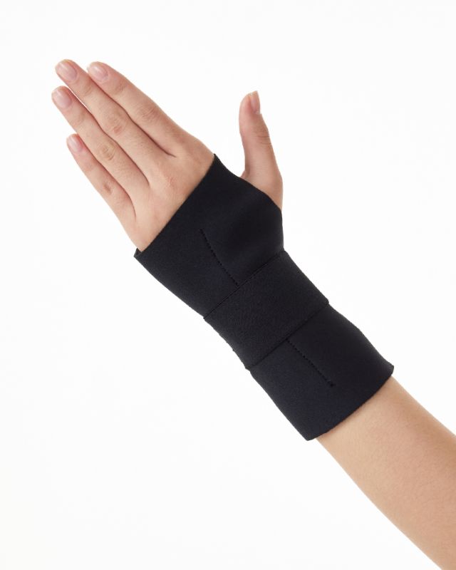 Dr.Med Elastic Wrist Palm Splint With Silicone Heel Pad Left W051 Medium