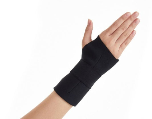 DR.MED ELASTIC WRIST PALM SPLINT WITH SILICONE HEEL PAD RIGHT W051 MEDIUM