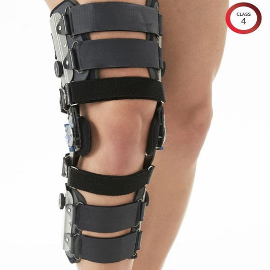 Dr.Med K027-U Post Operative Rom Knee Brace With Dial Pin Lock(Ad Len) Left