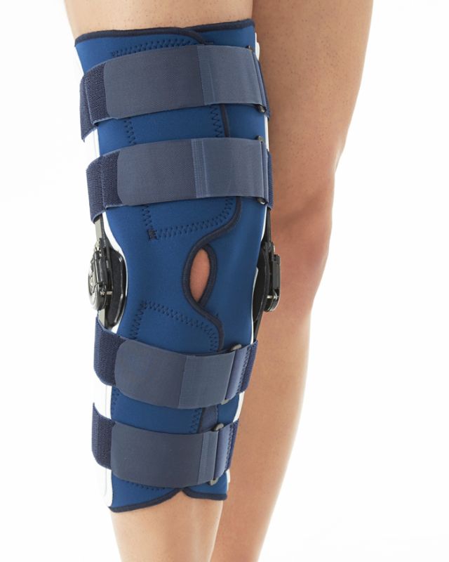 Dr.Med Rom Knee Brace With Dual Pin Lock Long K015 Large