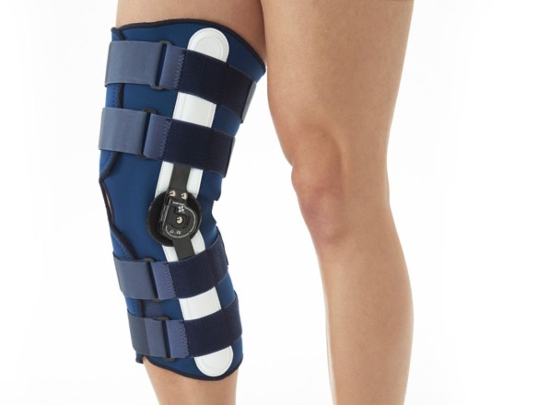 Dr.Med Rom Knee Brace With Dual Pin Lock Long K015 Large
