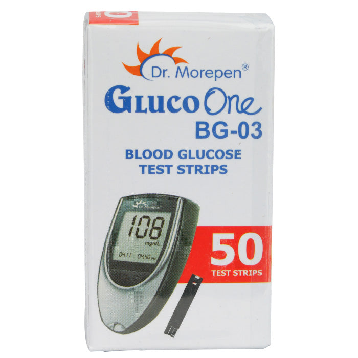 Dr.Morepen Gluco One Bg-03 Blood Glucose Test Strips 50'S